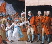 Mather Brown Mather brown lord cornwallis receiving the sons of ipu as hostages china oil painting artist